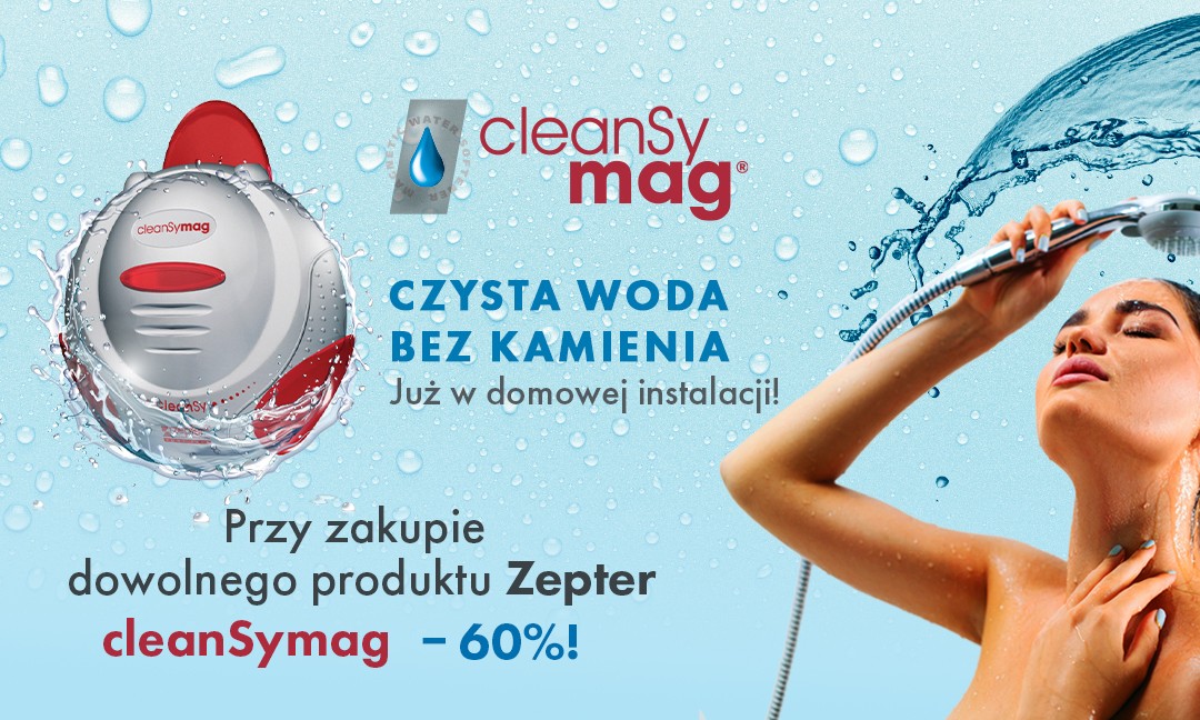 Przy zakupie dowolnego produktu Zepter możesz dodać CleanSymag do swojego zamówienia bezposrednio w koszyku koszyku.